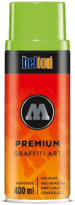 Molotow Sprühdose belton Premium Lackspray 400ml, Nr. 162, MIGHTY Green