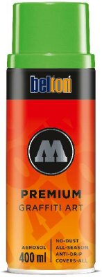 Molotow Sprühdose belton Premium Lackspray 400ml, Nr. 157, cliffgrün