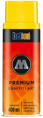 Molotow Sprühdose belton Premium Lackspray 400ml, Nr. 003, kadmiumgelb