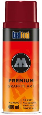 Molotow Sprühdose belton Premium Lackspray 400ml, Nr. 019, burgundrot