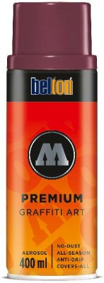 Molotow Sprühdose belton Premium Lackspray 400ml, Nr. 056, ESHER schmuddelrot