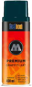 Molotow Sprühdose belton Lackspray 400ml, Nr. 130, schwarztürkis