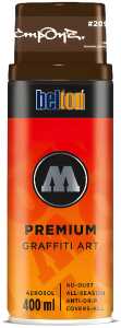 Molotow Sprühdose belton Lackspray 400ml, Nr. 209, CMP dunkelbraun