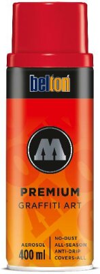 Molotow Sprühdose belton Premium Lackspray 400ml, Nr. 017, tornadorot