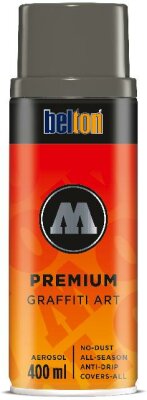 Molotow Sprühdose belton Premium Lackspray 400ml, Nr. 216, dunkelgrau neutral