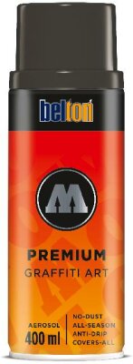 Molotow Sprühdose belton Premium Lackspray 400ml, Nr. 215, schwarzgrau neutral