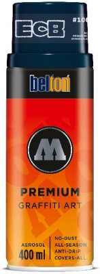 Molotow Sprühdose belton Premium Lackspray 400ml, Nr.106 ECB preussischblau dk