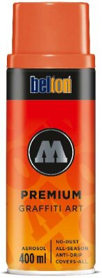 Molotow Sprühdose belton Premium Lackspray 400ml, Nr. 035, lachsorange