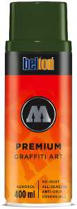 Molotow Sprühdose belton Lackspray 400ml, Nr. 166, chromoxidgrün