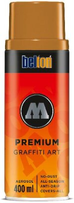 Molotow Sprühdose belton Premium Lackspray 400ml, Nr. 198, ockerbraun