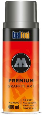 Molotow Sprühdose belton Premium Lackspray 400ml, Nr. 220, silver dollar