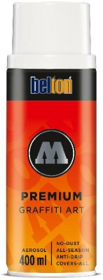 Molotow Sprühdose belton Premium Lackspray 400ml, Nr. 231, signalweiss