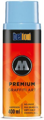 Molotow Sprühdose belton Premium Lackspray 400ml, Nr. 092, shockblau hell