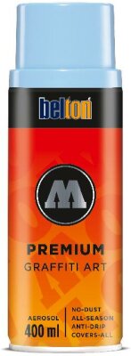 Molotow Sprühdose belton Premium Lackspray 400ml, Nr. 091,schockblau pastell