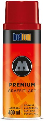 Molotow Sprühdose belton Premium Lackspray 400ml, Nr. 018, rubinrot