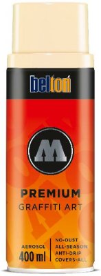 Molotow Sprühdose belton Premium Lackspray 400ml, Nr. 184, elfenbein hell