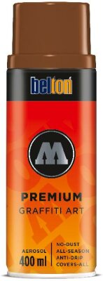 Molotow Sprühdose belton Premium Lackspray 400ml, Nr. 206, walnuss