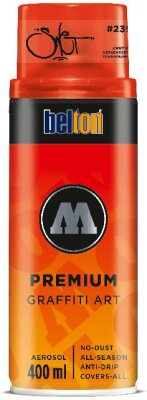 Molotow Sprühdose belton PremiumTransparent 400ml, Nr. 239, SWET verkehrsrot