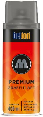 Molotow Sprühdose belton PremiumTransparent 400ml, Nr. 250, mittelgrau