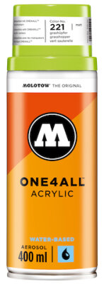 Molotow Spray One4All Acrylic 400ml #221 grashüpfer