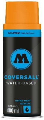 Molotow Sprühdose COVERSALL WATER-BASED 400ml, SLIDER hellorange