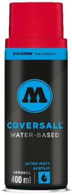 Molotow Sprühdose COVERSALL WATER-BASED 400ml, MAD C kirschrot