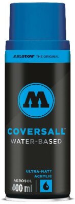 Molotow Sprühdose COVERSALL WATER-BASED 400ml, tulpenblau mittel