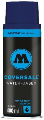 Molotow Sprühdose COVERSALL WATER-BASED 400ml, ultramarinblau