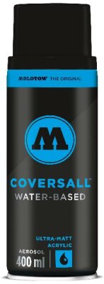 Molotow Sprühdose COVERSALL WATER-BASED 400ml, TOAST signalschwarz