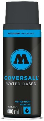 Molotow Sprühdose COVERSALL WATER-BASED 400ml, anthrazitgrau