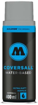 Molotow Sprühdose COVERSALL WATER-BASED 400ml, graublau mittel