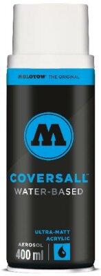 Molotow Sprühdose COVERSALL WATER-BASED 400ml, signalweiss