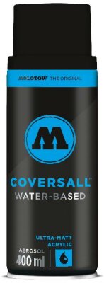 Molotow Sprühdose COVERSALL WATER-BASED 400ml, pure black