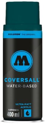 Molotow Sprühdose COVERSALL WATER-BASED 400ml, türkis dunkel