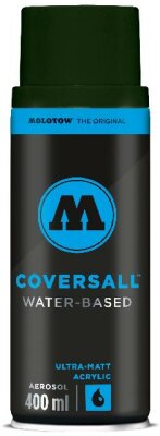 Molotow Sprühdose COVERSALL WATER-BASED 400ml, schwarzgrün