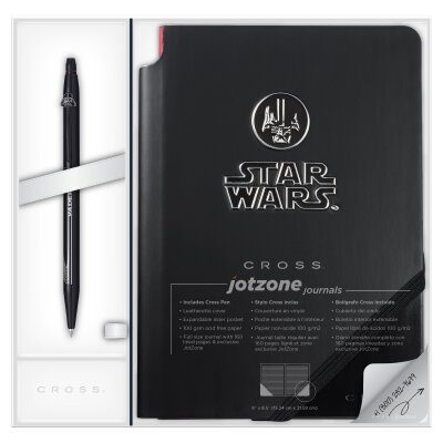 Cross Rollerball Click Geschenkset Darth Vader mit passendem Notizbuch