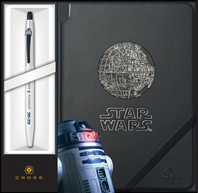 Cross Rollerball Click Geschenkset R2-D2 mit passendem Notizbuch