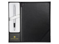 Cross Rollerball Classic Century Chrom+schwarzem Journal Geschenkset