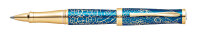 Cross Sauvage Jahr der Ratte Blau/Gold Rollerball Zodiac...