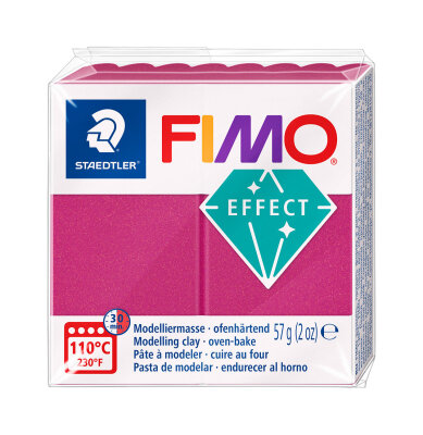 Staedtler Mod.masse Fimo effect bordeaux meta