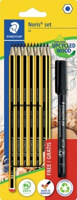 Staedtler Bleistift Noris HB Set BK 100% PEFC