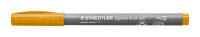 Staedtler pigment brush pen goldocker