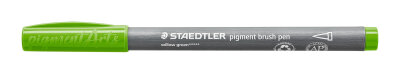 Staedtler pigment brush pen gelbgrün