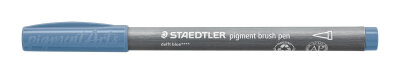 Staedtler pigment brush pen delfterblau