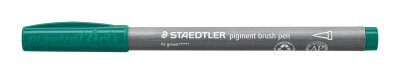 Staedtler pigment brush pen tannengrün