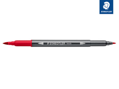 Staedtler Doppelfaserm.wasserverm. engl. rot