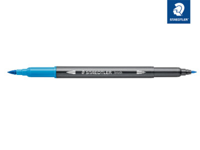 Staedtler Doppelfaserm.wasserverm. aquablau