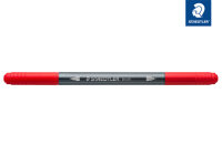 Staedtler Doppelfaserm.wasserverm. rot