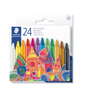 Staedtler Wachsmalkreide 8mm 24St.