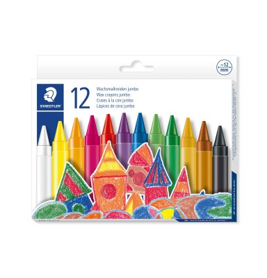 Staedtler Wachsmalkreide jumbo 12x11mm